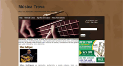 Desktop Screenshot of musicatrova.com